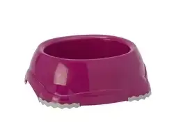 Купить moderna smarty миска пластиковая нескользящая для собак и кошек, темно-коралловая