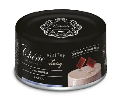 Pettric Cherie Healthy Living беззерновой влажный корм кошек мусс из тунца и лосося (банка)