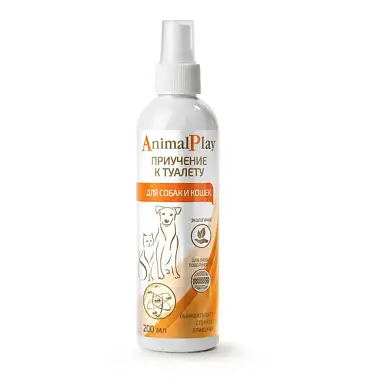 Animal Play спрей коррекции поведения на природных ферментах Приучение к туалету для собак и кошек