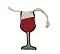 BOW WOW замшевая игрушка мягко-набивная Винный бокал